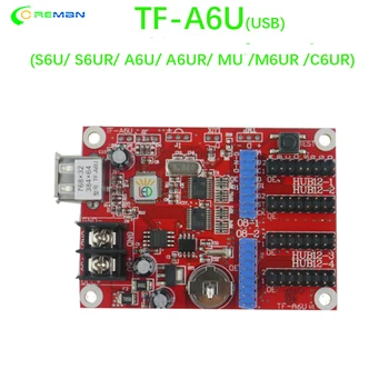 TF-A6U USB program kontrolörü LED Ekran Kontrol Kartı Asenkron yazılım TF-SU/S6U/S6UR/A6U / A6UR / MU / M6UR / C6UR / M6NUR
