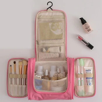 Iş gezileri için su geçirmez makyaj çantası kadın seyahat saklama çantası, büyük kapasiteli taşınabilir asılı kozmetik çantaları 01-RC-sndlgs