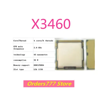 Yeni ithal orijinal X3460 3460 CPU 4 çekirdek 4 konu 2.8 GHz 95 W 45nm DDR3 R4 kalite güvencesi 1156