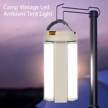 Kamp ışık yüksek parlaklık su geçirmez manyetik Emme aydınlatma kamp Led ortam çadır ışığı açık malzemeleri