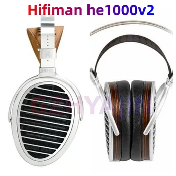 HIFIMAN HE1000V2 Yükseltilmiş Versiyonu Düzlemsel Manyetik Tam Boy Aşırı Kulak Aç Geri Hi-Fi Kulaklıklar Audiophiles Ev Stüdyosu 32ohm