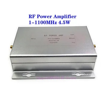 SMA tipi, RF geniş bant küçük güç amplifikatörü, çalışma frekansı: 1-1000MHz, çalışma akımı: 430mA