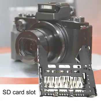 SD Kart Yuvası Profesyonel Metal Kompakt SD Hafıza Kartı Yuvası Onarım Bölümü Hafıza Kartı Yuvası SD Kart Yuvası