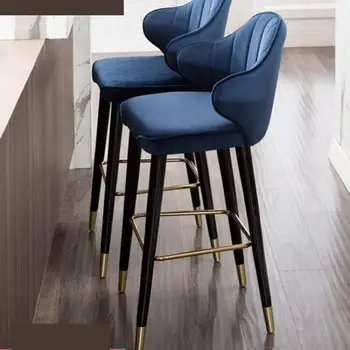 YENİ Modern Sandalye Bar taburesi Aile Yemek Odası Yüksek Sandalye İskandinav Minimalist Bar Taburesi Kişilik Rahat Mobilya