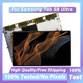 Yeni Orijinal Samsung Galaxy Tab Için S8 Ultra SM-X900 X906 lcd ekran + dokunmatik ekranlı sayısallaştırıcı grup