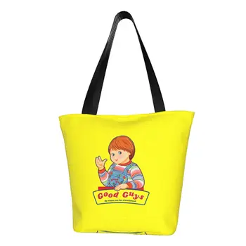 Iyi Adamlar çocuk oyuncağı Bakkal alışveriş çantası Kadın Kawaii Tıknaz Bebek Tuval Alışveriş omuz çantaları Büyük Kapasiteli Çanta