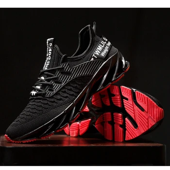 Yeni Bıçak Taban Erkekler Mesh Sneakers Nefes Rahat koşu ayakkabıları açık alan sporları Eğitim Spor Eğitmenler Zapatillas Hombre