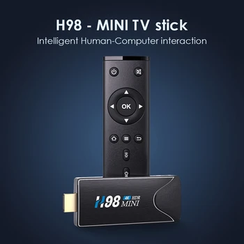 H98 Mini TV çubuk mini PC 2 GB + 8 GB android TV çubuk mini PC Dongle H313 TV Kutusu 4 K HDR Ağ Oyuncu Taşınabilir Set Üstü Kutusu
