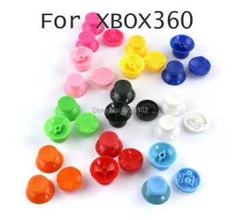 50 takım / grup 10 renkler joystick caps thumbsitck kapaklar mantar kapaklar için D-pad ile xbox360 denetleyici