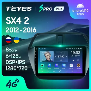 TEYES SPRO Artı Suzuki SX4 2 S-çapraz 2012-2016 Araba Radyo Multimedya Video Oynatıcı Navigasyon GPS Android 10 Hiçbir 2din 2 din dvd