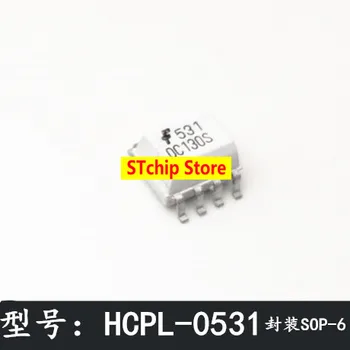 Yeni orijinal HCPL0531 HCPL-0531R2 SOP-8 yama ekran baskı 531 FOD0531 optocoupler SOP8