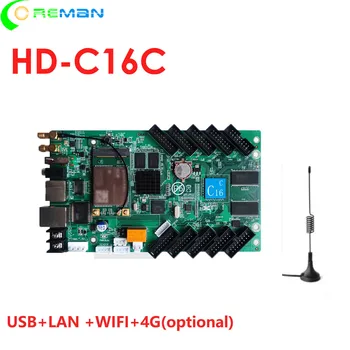 HD Huidu C16C wıfı 4G kontrol kartı, p2 p2. 5 p3 p4 p5 p6 p8 p10 rgb led matris denetleyici