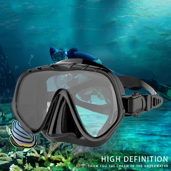Dalış gözlüğü Su Geçirmez Net Görüş Silikon Conta Kayış yüzücü gözlükleri ASD88