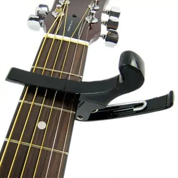 Premium Hızlı Değişim Halk Akustik Elektro Gitar Banjo Tetik Capo Anahtar Kelepçe