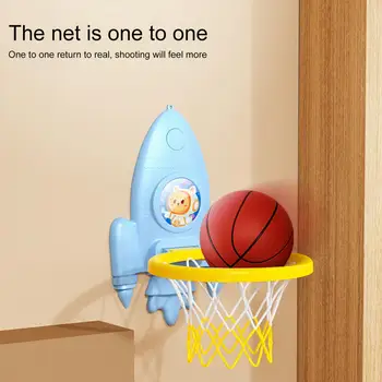 1 Takım basketbol potası İle mini bilya Pompası Net Katlanabilir İnteraktif çocuk basketbolu Eğitim Oyuncak Kapalı Spor Oyunu doğum günü hediyesi