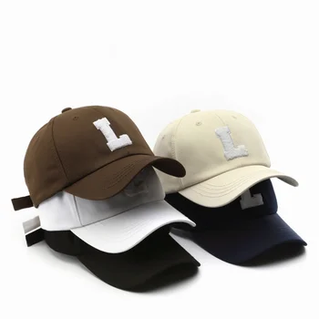 2023 pamuklu beyzbol şapkası Kadınlar ve Erkekler için Moda Mektubu L Şapka Rahat Hip Hop Snapback Şapka Yaz Siperliği güneşlikli kep Unisex