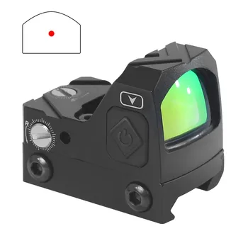 Mini Kırmızı Nokta Kapsamı Avcılık Refleks Optik Sight Taktik Silah Tabanca Tüfek Airsoft Aksesuarları 20mm Picatinny Ray