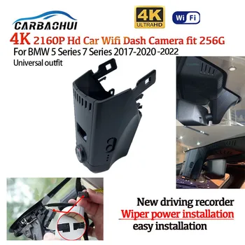 full HD 4K Yeni Kolay Kurulum Araba Wifi Video Kaydedici Dash kamera Kamera BMW 5 Serisi İçin 7 Serisi 2017-2020 Evrensel kıyafet