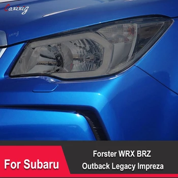 Subaru Forster WRX BRZ Outback Legacy Impreza Araba Far koruyucu film Far Restorasyon Şeffaf Siyah Etiket
