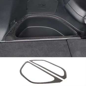Honda Pilot 2015-2019 için Yumuşak Karbon Fiber Araba Gövde yan depolama krom çerçeve trim Sticker Araba Aksesuarları