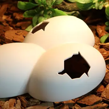 Sürüngen Gizleme Mağarası Hayvan Pet Kılıf Yumurta Kabuğu Dekorasyon Kaplumbağa Kertenkele Yılan