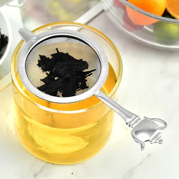 1 ADET Paslanmaz Çelik Kullanımlık Çay Demlik çay süzgeci Demlik Gevşek Çay Yaprağı Baharat Çay Filtresi Mutfak Aksesuarları