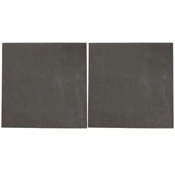 2 adet Yüksek Saf Karbon Grafit Levha 100×100×2mm Elektrot Plakası Anot Paneli Kalıp DIY Kullanımı