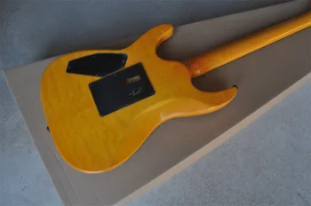 gitar fabrikası özel Sarı beyaz KH-2 Ouija Kırk Hammett Elektro Gitar Ay ve yıldız kakma klavye stokta 202234