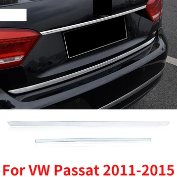 CAPQX VW Passat 2011 Için 2012 2013 2014 2015 ABS Arka Bagaj Kapağı Bagaj Kapağı Kuyruk Kapısı Tampon Kapı Kenar Trim Kalıplama Şerit Garnitür