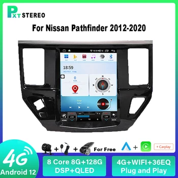 Pxton Android Nissan Pathfinder 2012 - 2020 İçin Araba Radyo Stereo Tesla Ekran Multimedya Oynatıcı Carplay Otomatik 8G + 256G 4G WIFI DSP