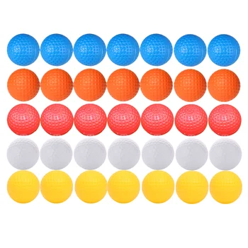 Golf Plastik Golf Topu Oyuncak Hollow-out Uygulama Topları Eğitim İç Aksesuarları