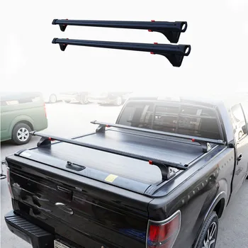 Siyah Crossbar 2 Adet Chevrolet Blackado 2015-2019 İçin Pikap Araba Üst portbagaj travers Kargo Bagaj Taşıyıcı
