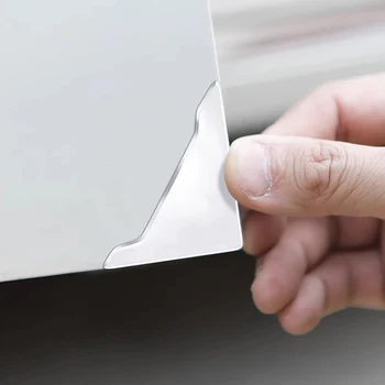 1 Çift Silikon Araba Kapı Köşe Anti-çarpışma Kapak Anti-Scratch Koruma Otomatik Kapı köşe koruma Sticker Araba Aksesuarları