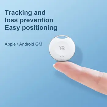 Beyaz Bulucu Anti-kayıp Cihazı Konum İzci Taşıması Kolay 90mah Düğme Pil Akıllı Bulucu Tpu Plastik Gps Android İçin V5.2