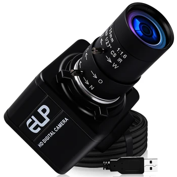 ELP 1920 * 1200 Mini 90fps Küresel Deklanşör USB Kamera Manuel Zoom 5-50mm 2.8-12mm Lens UVC Webcam Ahududu Pi Laptop için