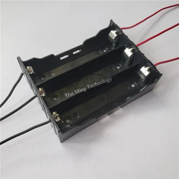 18650 pil tutucu hattı ile siyah paralel pil emniyet kemeri 3.7 V BK-18650-PC6 konektörü robot DIY