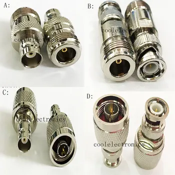 5 adet N Erkek / Dişi BNC Erkek / Dişi RF Koaksiyel Kablo Adaptör Konnektörü