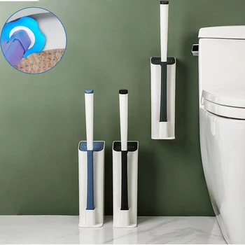 Tek kullanımlık Tuvalet Fırçası Ev Çıkmaz Tuvalet Temizleme Fırçası Seti Tuvalet Tuvalet Temizleme Artefakt Kirli Eller Değil