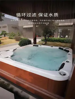 Avlu SPA spa banyo çok kişi villa kaplıca sörf sabit sıcaklık ısıtma masaj dairesel yüzme