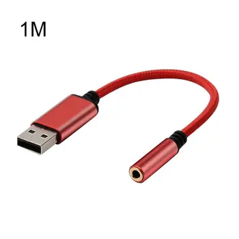 app-le Be-at için 0.2/1m 2İn1 USB-3.5 mm Kablo Bilgisayar Kulaklık Adaptörü