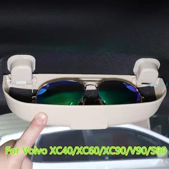 Volvo için XC90 / V90 / XC40 / XC60 / S90 Otomatik gözlük kutusu saklama kutusu güneş gözlüğü kutusu iç modifikasyon parçaları yüksek kaliteli