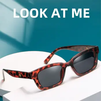 Çerçeve UV400 Koruma Moda Stil Retro güneş gözlüğü Güneş Gözlüğü Kadınlar için Dikdörtgen Güneş Gözlüğü Bayanlar Gözlük