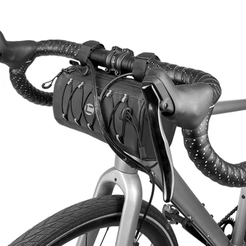 Bisiklet Ön Çanta Su Geçirmez Bisiklet Gidon Çantası Bisiklet Aksesuarları Paketi Bisiklet Pannier omuzdan askili çanta Yol Dağ Bisikleti için