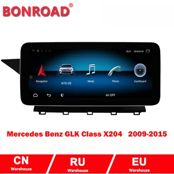Bonroad android araba Multimedya Oynatıcı Stereo Mercedes GLK X204 2008-2015 BT Carplay WİFİ 4G SIM IPS Dokunmatik Ekran GPS Navi