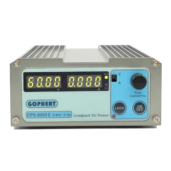 GOPHER CPS6003II CPS6005II CPS12015 Hassas Kompakt Dijital Ayarlanabilir DC Akım Güç Kaynağı OVP / OCP / OTP Düşük Güç 110 V-220 V