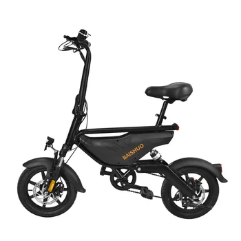 Elektrikli Scooter Yetişkin Yetişkin Mini 36V Değişken Hız İki Tekerlekli Katlanır Elektrikli Bisiklet
