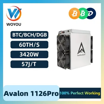 Yeni Avalon A1126Pro 60TH / S A1166PRO 72T 78T Bitcoin Kripto BTC Madencilik Makinesi Te Madenci 1126 Pro