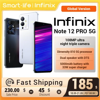 Infinix NOT 12 PRO 5G Akıllı Telefon 6nm Boyut 810 Ultra İşlemci 6.7
