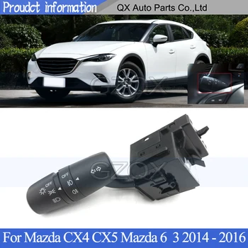 CAPQX ön far sis lambası Dönüş sinyali anahtarı Mazda CX4 CX5 Mazda 6 Mazda 3 2014 2015 2016 Sis ışık anahtarı Anahtarı Düğmesi