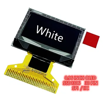 SSD1306 Sürücü IC 0.96 inç 30PIN OLED Ekran 128 * 64 Parraller 3/4 tel SPI I2C UG-2864HSWEG01